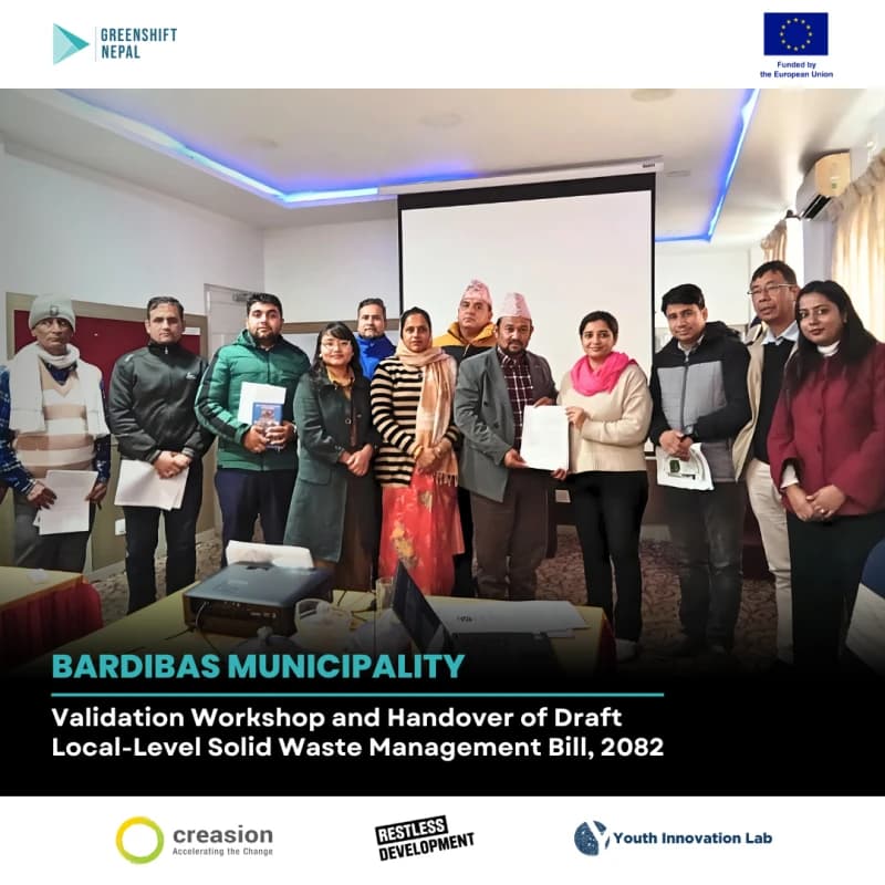 Validation Workshop and Handover of Draft Local-Level Solid Waste Management Regulation – Lalitpur Metropolitan City