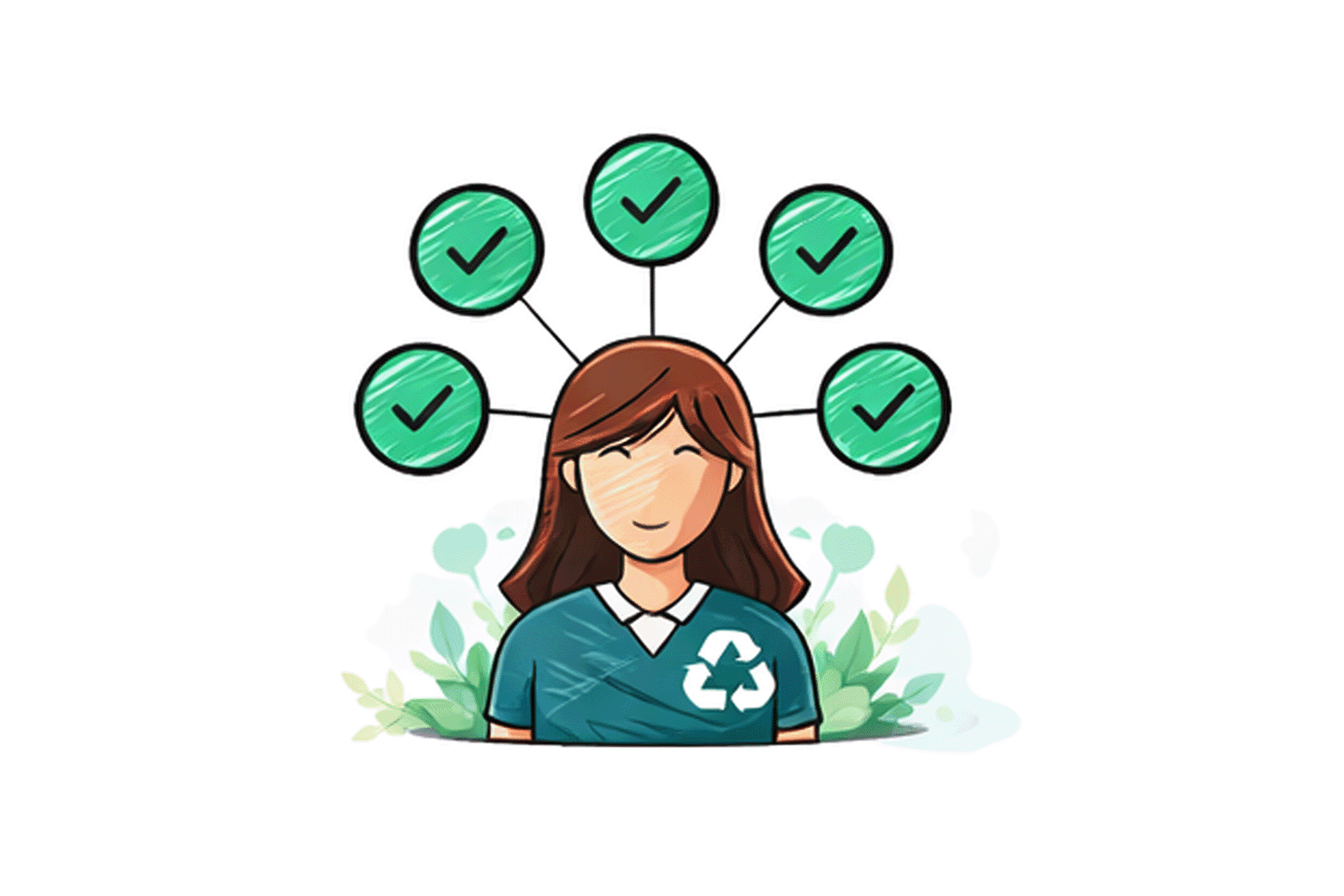 Trained women in recycling for empowerment